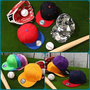 कस्टम लोगो कपास 5 पैनल कढ़ाई फ्लैट बिल ब्रिम हिप हॉप कैप विंटेज स्नैप बैक समायोज्य बेसबॉल खेल स्नैपबैक हैट - Product Image 2