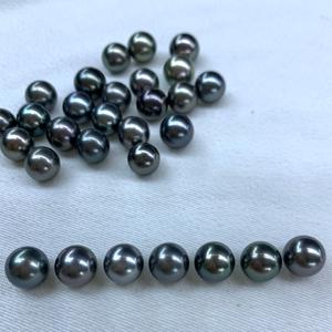 Perles de mer naturelles, perles de Tahiti naturelles 8-11 mm, perles de Tahiti en vrac pour la création de bijoux fins, collier - Product Image 1