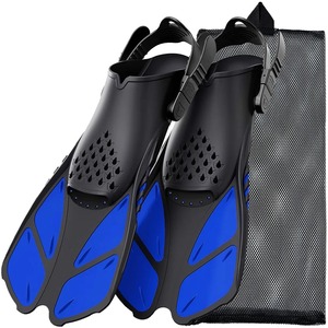 <span class=keywords><strong>Aletas</strong></span> de Natación de Ajuste Cómodo, <span class=keywords><strong>Aletas</strong></span> de Snorkel con Talón Ajustable para Principiantes y Deportes Acuáticos - Product Image 1