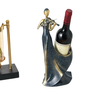 Lanyi – Figurine décorative en résine, style luxe léger, artistique et créative, sculptée, irrégulière, pour salon, entrée de maison, table à manger - Product Image 4