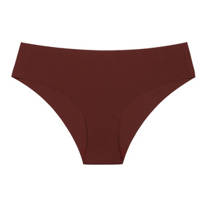 Vente en gros de sous-vêtements une pièce en spandex pour femmes <span class=keywords><strong>sexy</strong></span> et solides sans couture culottes en soie glacée pour adultes - Product Image 4