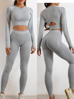 Hoge kwaliteit sportgymset dames naadloze activewear workout gymkleding fitness yogakleding sportkleding