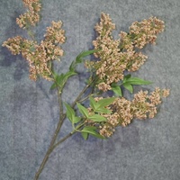 Fleur artificielle de Nandina Acacia, fruit en soie et plastique, faite à la main, style rétro, pour arrangement floral de mariage, décoration de salon et de table à manger