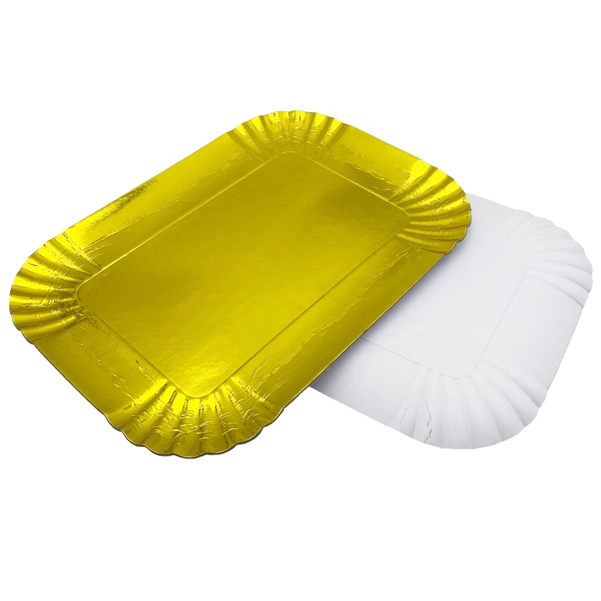 Hottest Round and square Recycle Biodegradable Bamboo Paper Plate Tray&Bowl Food Container Paper Plate Trays