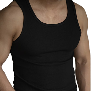 Camiseta Deportiva de Algodón Tejida Informal para Hombre, Precio de Fábrica, Económica, para Gimnasio, Fitness, Running, Personalizable con Logotipo OEM, Lisa - Product Image 1