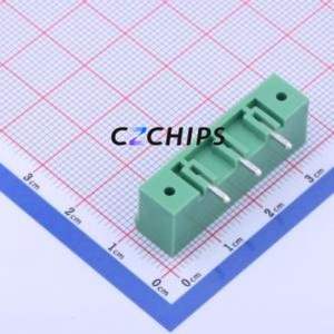 KF2EDGRM-7.5-3P Plug-in Terminal Block Bent Lead Through Hole,P=7.5mm Board-to-Board / Socket - Closed Screw Fixing 1x3P 7.5mm - Product Image 2