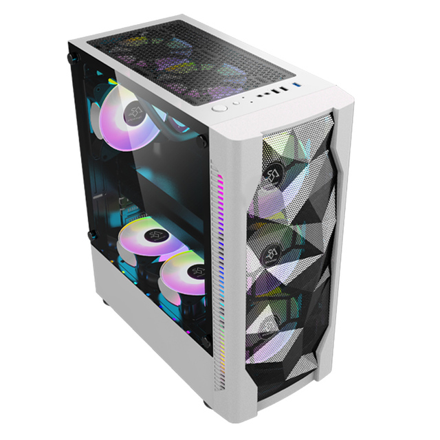 SNOWMAN Most Popular High Quality Gaming PC Case OEM Computer Cases & Towers Steel Desktop Stock ATX PC Cabinet