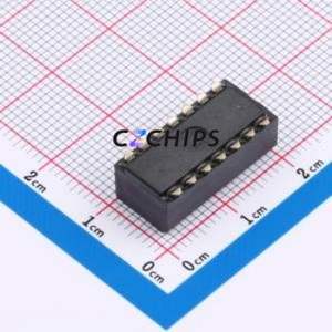 DG-07PD DIP Switch SMD,P=2.54mm Switch Piano Key Single Pole Single Throw 7 2.54mm - Product Image 2