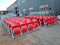 Siège de stade de football pliable, siège de spectateur pliable, siège de tribune, système d'assise rétractable