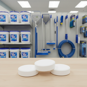 Nouvelle technologie, comprimé de <span class=keywords><strong>chlore</strong></span> à libération lente de 200 g, blanc éclatant, diamètre 7,5 mm, pureté 99 %, pour l'entretien saisonnier des piscines - Product Image 4