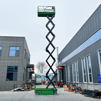 Plateforme élévatrice à ciseaux électrique hydraulique autopropulsée compacte CE 4m 6m 8m 10m 12m 14m 16m 18m