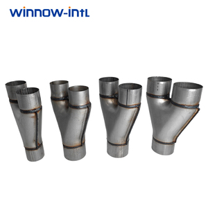 Phụ kiện hệ thống ống xả 3/4 cách x-crossover Ống đóng dấu x-ống y-ống xả Ống kết nối ống cho xe ô tô phổ thông - Product Image 3