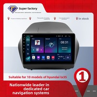 Pour Hyundai Tucson IX35 2010-2015, autoradio Android 10 pouces double DIN Octa-Core Quad avec GPS et navigation