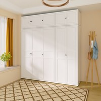 Armoire moderne à 2 portes en acier inoxydable, style Shaker, design démontable pour chambre d'appartement, salon, rangement, mobilier de maison