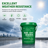 Peinture de toiture réfléchissante à la chaleur, résistante aux UV, en polyester plastique imperméable, pour béton, métal et toiture plate