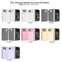 Coque de téléphone brillante magnétique antichoc 360° en TPU+PC avec paillettes pour iPhone 18 Fold, 18 Ultra, 18 Pro Max, 17, 16, 15, 14 – Vente en gros