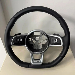<span class=keywords><strong>Volante</strong></span> de Fibra de Carbono Forjado LED Personalizado para Volkswagen vw Serie GTI/Serie Golf 7R <span class=keywords><strong>Mk7</strong></span> <span class=keywords><strong>Mk7</strong></span>.5 <span class=keywords><strong>GLI</strong></span> con Botón de Arranque R8 - Product Image 4