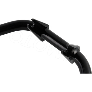 Support de repose-pieds YHMOTO pour Simson S51 S70 Enduro, plaques d'ancrage noires soudées à 180 degrés - Product Image 2