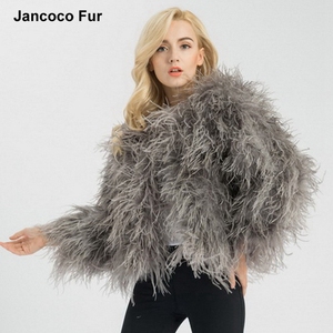 New Arrival Winter Fashion Genuine Fur Jacket Ostrich Feather Fur <strong>Coat</strong> <strong>for</strong> <strong>Women</strong> - Product Image 3