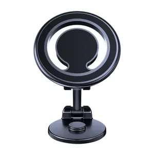 Best Seller Fits MSafe Car Mount custom logo powerful suction magnetic car phone holder alloy phone stand interior accessories