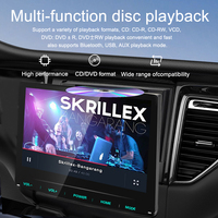 SEMAITU 2 Din 10,1 pouces Écran tactile rotatif pour tableau de bord de voiture avec lecteur intégré, Wi-Fi, Mirror CarPlay, émetteur FM