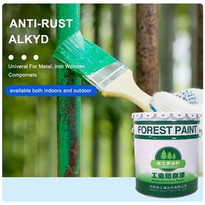 Precio de fábrica resistente a la corrosión química UV efecto antioxidante pintura de capa de una sola parte pintura de <span class=keywords><strong>esmalte</strong></span> de acabado alquídico multicolor - Product Image 2