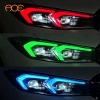 Paneles LED RGBW DRL Plug and Play con Controlador, 8000 Lúmenes, Cambio de Color, Aplicación LotusLamp X para 2023+ para G20/G28/G21 LCI