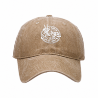 Casquette de baseball unisexe réglable kaki délavée à l'acide, style vintage, décontractée, six panneaux, tendance, haute qualité, vente en gros OEM