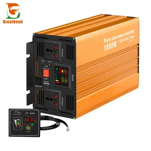 China Wholesale 1000 Watt High Frequency Solar Inverter Dual Voltage Converter Inverter For Home And Outside Trip Use