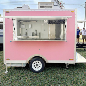 Camion de nourriture mobile de pizza de remorque de glace pilée standard de l'UE avec la vente de cuisine complète - Product Image 1