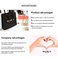 Majida Cosmetics UV LED Gel Lait Rose 15ml Gel Constructeur Professionnel