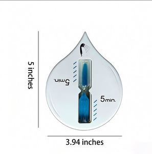 Cadeau promotionnel personnalisé pour salle de bain, minuteur de sable coloré en acrylique, étanche, 5 minutes, 10 heures, jeu de société, petit format - Product Image 2