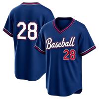 Maillot de baseball col en V vierge personnalisable avec logo et numéro par sublimation, en maille polyester respirante, pour hommes et jeunes, fourniture directe usine