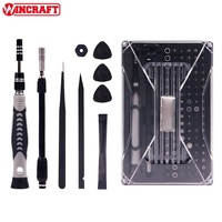 WINCRAFT 117in1 Set Obeng Presisi OEM untuk Kacamata, Jam Tangan, Komputer & Elektronik - Alat Multi-Bit Profesional