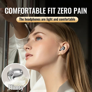 Coupon <span class=keywords><strong>de</strong></span> réduction MD558 – Petits écouteurs Bluetooth intelligents pour le sommeil, parfaits pour l'avion et le métro, mini écouteurs TWS sans fil pour dormir sur le côté - Product Image 3