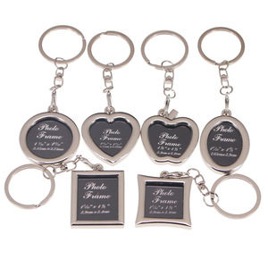 Autocollant Grande Tête pour Studio <span class=keywords><strong>Photo</strong></span>, Petit Cadeau avec Mini Cadre <span class=keywords><strong>Photo</strong></span> en Métal Gravé au Laser <span class=keywords><strong>sur</strong></span> le Dos, <span class=keywords><strong>Porte</strong></span>-clés - Product Image 4