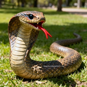 Op Maat Gemaakte Kunstmatige Realistische Animatronic <span class=keywords><strong>Snake</strong></span> Modellen Siliconen Materiaal Voor Avonturenpark Outdoor Kleuterschool Dierentuin Park - Product Image 6