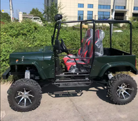 Grand Quad Tout-Terrain 4x4 de 300 cm³, Kart de Course Tout-Terrain à Essence pour Adultes & Buggy de Plage Électrique en Option