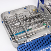 Juego de Herramientas Quirúrgicas CANWELL con Certificación CE ISO, Placa de Bloqueo para Fragmentos Pequeños Ortopédicos de 3.5mm, Estándar AO, Instrumento de Tornillo de Bloqueo