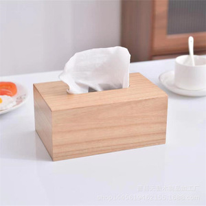Envío directo disponible para cajas de pañuelos de nogal negro, cajas de pañuelos de madera maciza sencillas, cajas de pañuelos de madera de lujo ligero para el hogar y el comedor. - Product Image 4