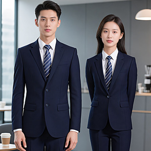 Women's Professional <b>Wool</b> Suit Gray Formal Work Uniform For Office Hotel Bank Staff - Product Image 4