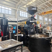 REEKSS Torréfacteur automatique de grains de café 60kg Machine à torréfier le café à gaz 30kg 60kg Grille-pain industriel