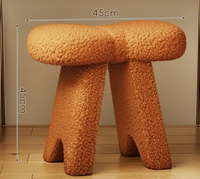 Tabouret à nœud, tabouret de maquillage, tabouret de coiffeuse moderne, chaise de coiffeuse, tabouret à chaussures, tabouret multifonction en bois, salon européen