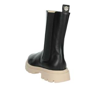 Botines de tobillo bajo para niña Florens, negros, F4325, suela gruesa - Product Image 2