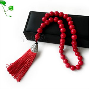 Résine Ambre <span class=keywords><strong>Arabe</strong></span> Tasbih Tesbih Islamique 10mm 33 Perles de Prière Islam Musulman Subha Sebha Worry Beads Allah Mohammed Ramadan Rosaire - Product Image 4