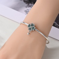 Pendentifs porte-bonheur en argent sterling S925 avec zircon, série classique pour femme, à porter au quotidien, certifiés