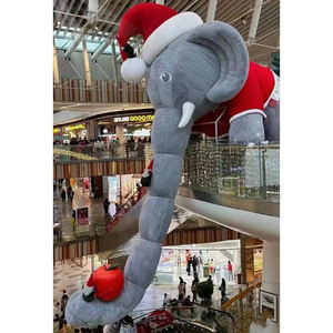 Vui Inflatable giáng sinh trang trí ngoài trời sang trọng bơm hơi khổng lồ phim hoạt hình voi - Product Image 2