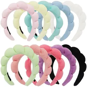 Amazon Spa Twist Hair Bands Hair Accessories Explosion Premium Towel Velvet Sponge Clouds Wash Headband