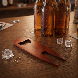 Vente en gros de fourchettes à <span class=keywords><strong>golf</strong></span> en acier inoxydable de 11 cm, ouvre-bouteille portable, ouvre-bière manuel avec logo gravé au laser personnalisé - Product Image 5
