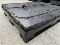 Conteneur pliable pliable de boîte de douille de palette pour le transport et le stockage de paquets de pièces automobiles de Faureica